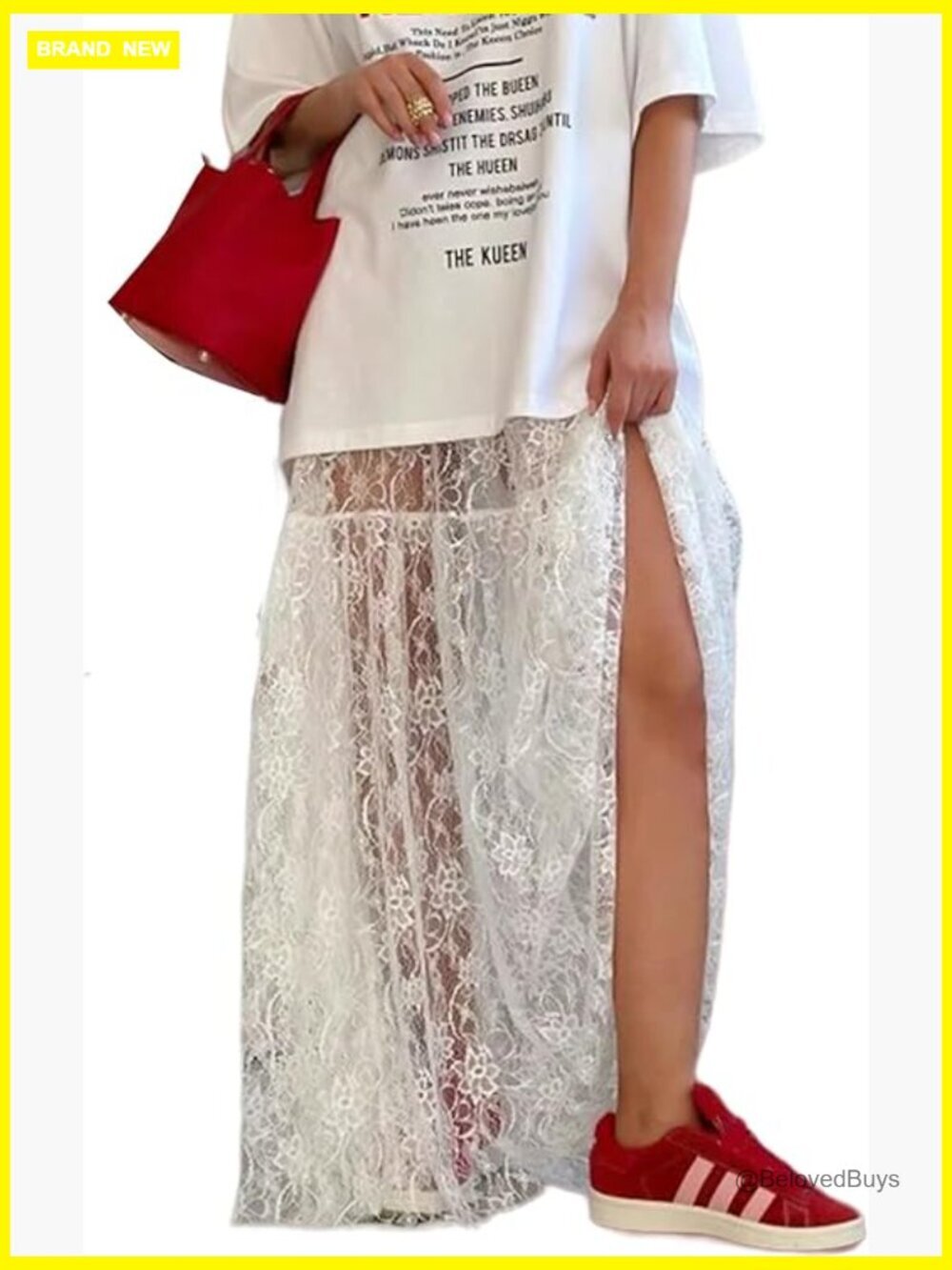 Sheer Lace Maxi Skirt High Waisted Floral Embroidered Ruffled A Line Beach Skirt